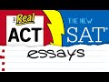 ACT vs SAT Essay Comparison