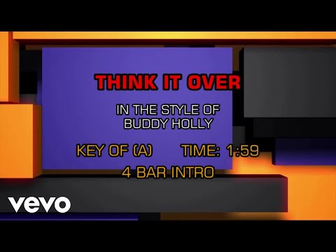 Buddy Holly – Think It Over (Karaoke)