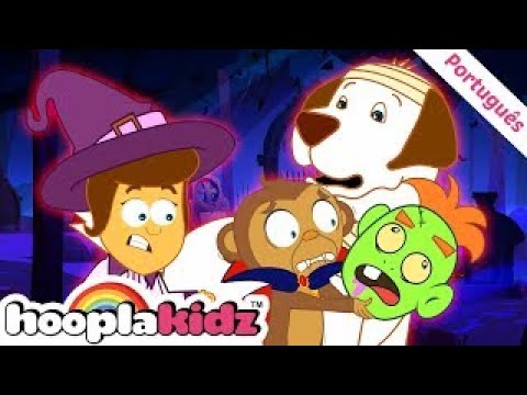 Hooplakidz Brasil | Estamos aqui no Halloween | Canções de Halloween | Músicas Infantis