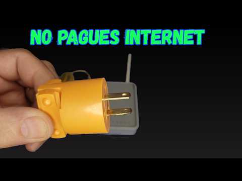 No pagues internet Colocas un enchufe al TELEVISOR y miras canales de TV en HD