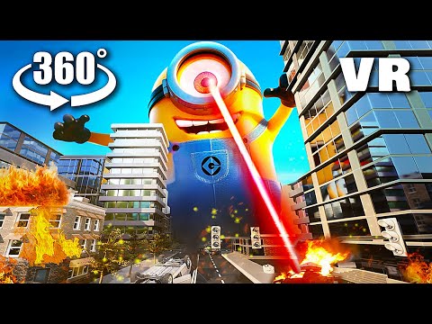 VR 360掳 GIANT MINION in the City