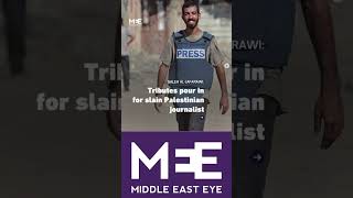 Tributes Pour In After Palestinian Journalist Saleh al-Jafarawi Killed Covering Clashes in Gaza
