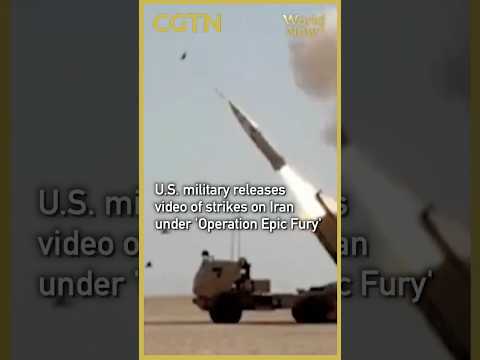 U.S. military releases video of strikes on Iran under 'Operation Epic Fury' #worldnow