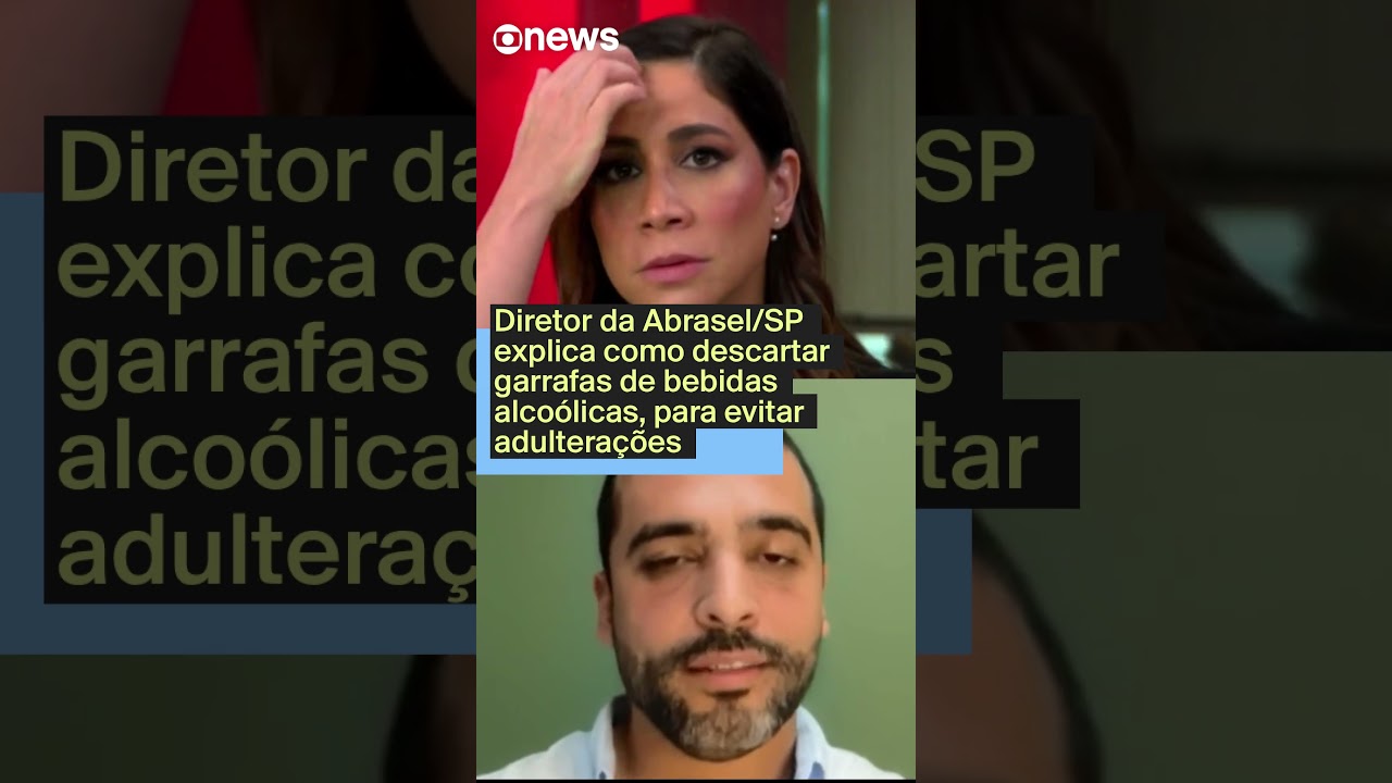 Diretor da Abrasel explica como descartar garrafas de bebidas alcoólicas para evitar adulterações