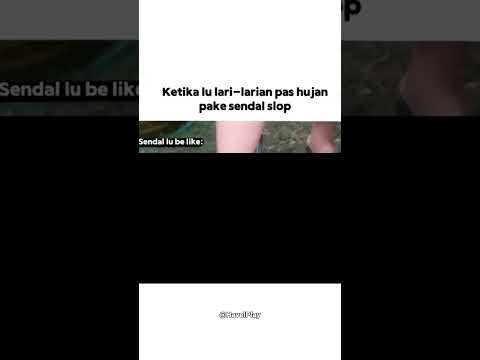 POV: Running in the Rain Wearing Sandals ๐ญ #shorts