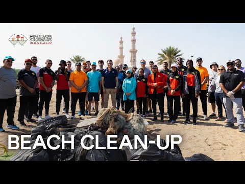 Beach Clean-Up - World Athletics Race Walking Team Championships Muscat 22