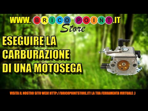 Come Regolare Il Carburatore Di Una Motosega - Fai Da Te Mania