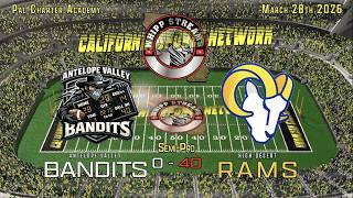 Antelope Valley Bandits vs High Desert Rams - Semi-Pro