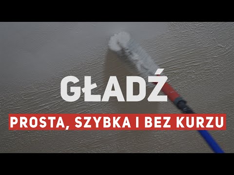 Szybka gładź wałkiem i obróbka na mokro