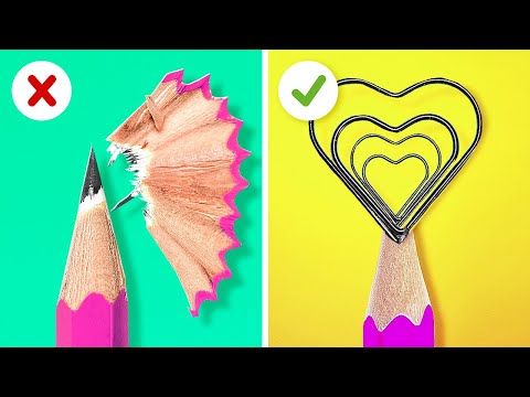 📚 クレイジーな学校DIY & 天才的なガジェット 💡 すべての学生に必要なクールなクラフト & ハック by 123 GO!