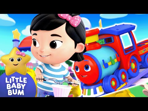 Wheels On The Train | Little BaBy Bum Nursery Rhymes|  Kids Happy Place