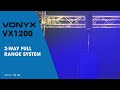 Vonyx VX1200 Column Line Array Speaker System Pair