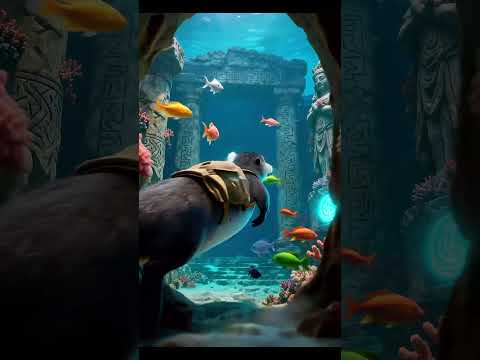 Seal Begins His Deep-Sea Ruins Adventure 🌊🦭🏛️ #Shorts