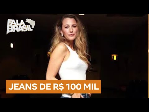 Blake Lively surpreende com calça jeans de R$ 100 mil em evento