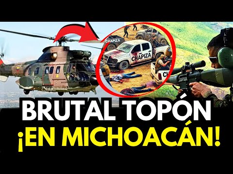 ¡¡LOS DEJÓ EN PEDAZOS!! ! HELICÓPTERO ARTILLADO se ENFRENTA a PISTOLEROS, en APATZINGÁN.