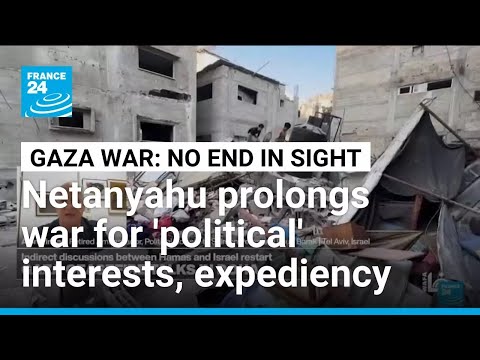 YouTube video thumbnail: Netanyahu Wants to Perpetuate Status Quo: No Agreement, No Political Framework, No Gaza Withdrawal'
