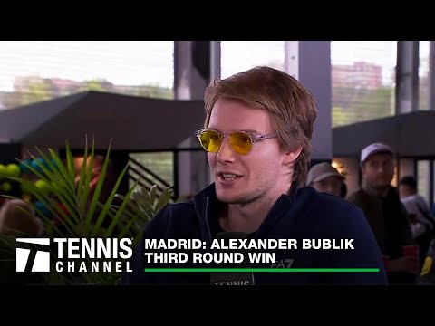 Alexander Bublik Discusses his Uber-Relaxed Mentality on Court | 2024 Madrid 3rd Round