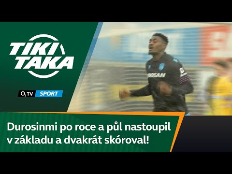 TIKI-TAKA: Durosinmi po roce a půl nastoupil v základu a dvakrát skóroval!