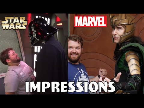 Disney Parks Impressions Star Wars and Marvel Compilation