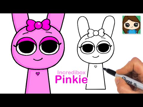 How to Draw Pinkie Sprunki | Incredibox