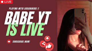 TEAMCODE GAMEPLAY WITH BABE YT 💫♥️ || ON LIVE 😍#fflive #babeytlive #freefire