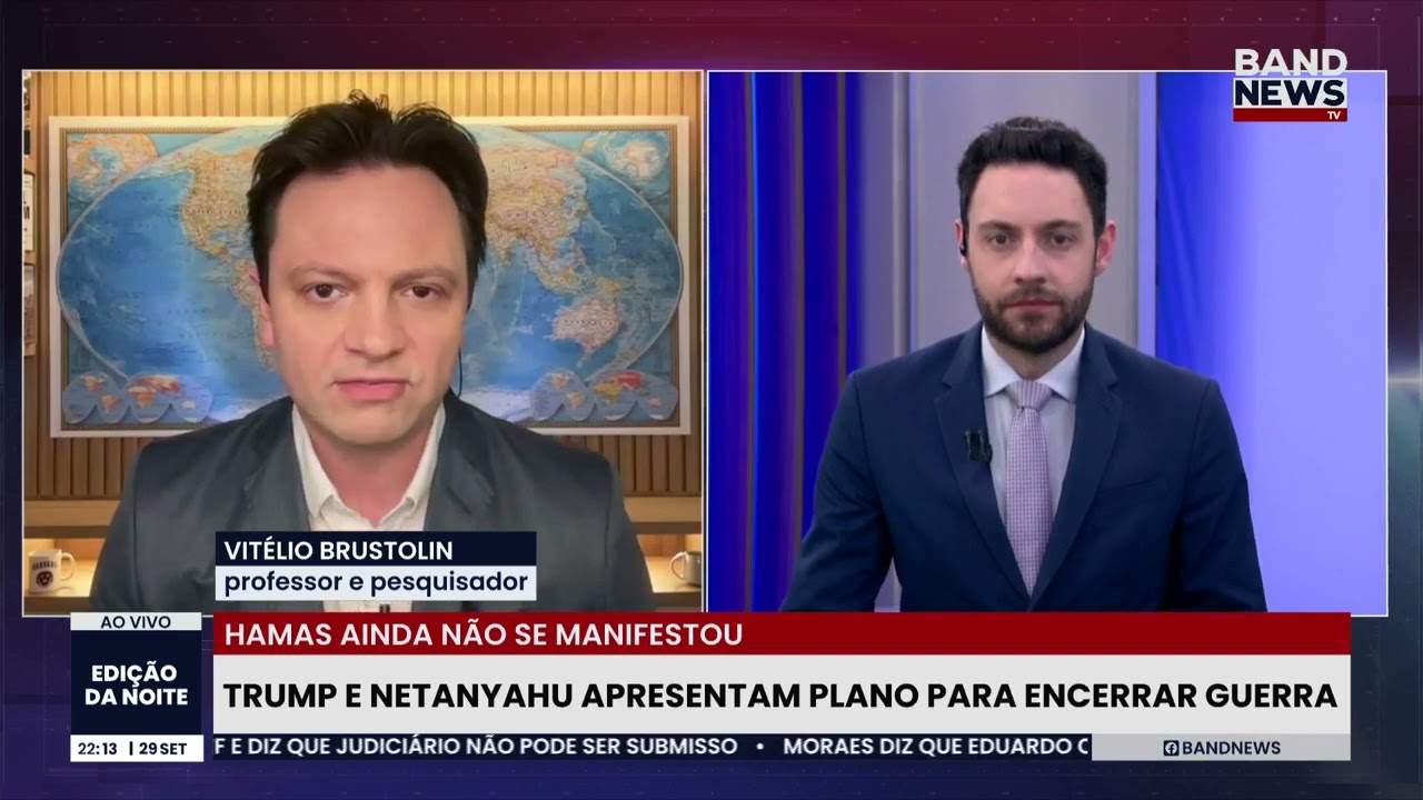 Trump e Netanyahu apresentam plano para encerrar guerra | BandNews TV