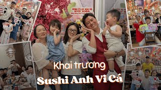 Khai trương Sushi Anh Vi Cá Bình Tân | Cảm ơn cả nhà mình đã thương và ủng hộ Tuyên
