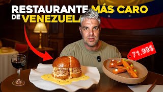 Comí en el RESTAURANTE MÁS CARO de VENEZUELA 🇻🇪 ¿QUIÉN puede PAGAR esto? 💰 