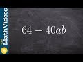 Factoring and GCF Concepts