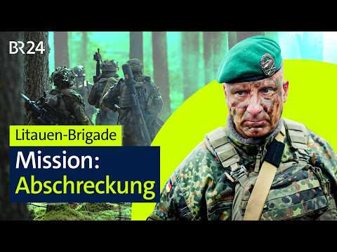 Manöver-Premiere für Litauen-Brigade: Tarnen, Abschirmen, Aufklären | Die Story | Kontrovers | BR24