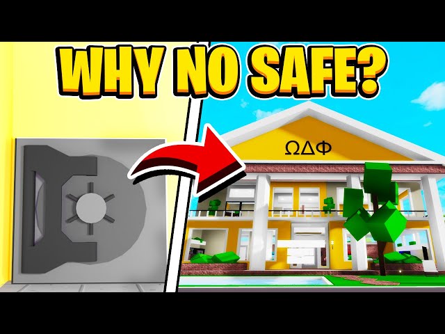 Why Is The There No Safe In The College House In Roblox Brookhaven RP