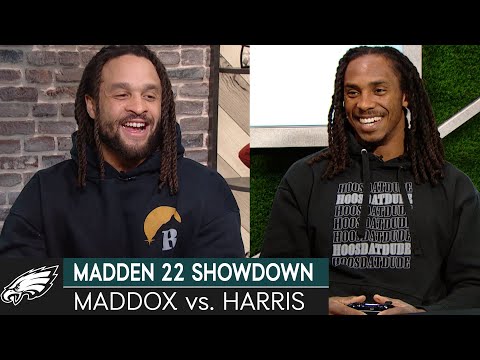 Avonte Maddox & Anthony Harris Battle it Out in Madden 22 | Philadelphia Eagles video clip