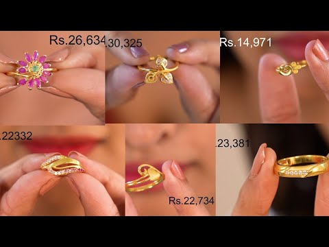 Latest gold rings with price