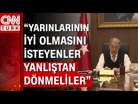 Milli Savunma Bakanı Akar''dan Yunanistan'a çok sert uyarı!