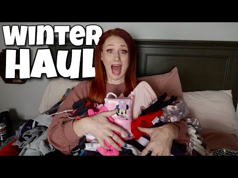 HUGE Winter Clothes Haul For 3 Kids ❄️