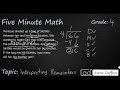 Interpreting Remainders in Long Division