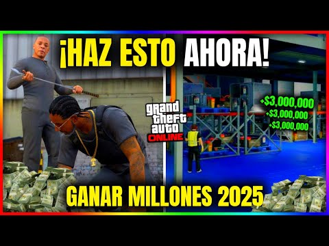 TOP 10 Mejores FORMAS de GANAR MILLONES En SOLITARIO GTA5 ONLINE 2025