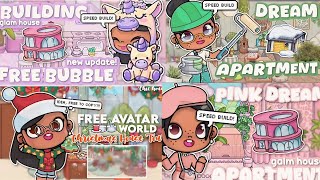 🏗️ ALL My Building Compilation.. 🏢🎨 (FREE/NON FREE).. 🎄 || *FREE TO COPY* || Avatar World 🌎