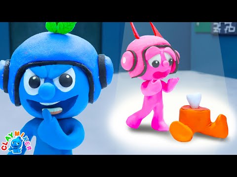 Pink Discovered Blue's Dark Secret?!? Cartoon Animation