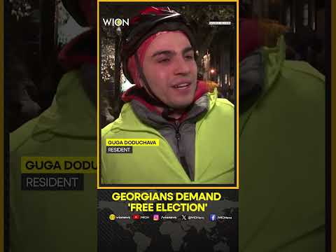 Georgians Demand 'Free Election' As Fifth Night of Protests Kicks Off | WION Shorts