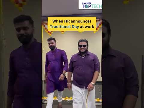 Traditional Day at the NAVNEET TOPTECH HQ