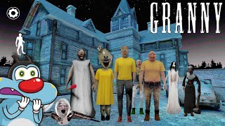 Bob, Buck, evil nun, rod and mini rod come to Granny House | Granny Utopian With Oggy and Jack