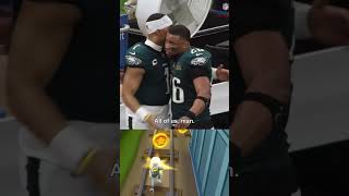Jalen Hurts to Saquon "I know it's all of us, but you don't understand the difference you made."