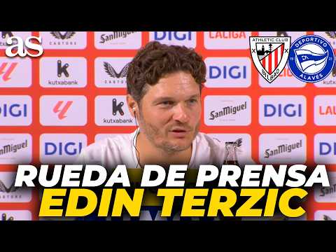 EDIN TERZIĆ, RUEDA DE PRENSA COMPLETA tras el ATHLETIC 0-0 <strong>ALAVÉS</strong>