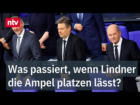 Was passiert, wenn Lindner die Ampel platzen lässt? - Zwei mögliche Szenarien | ntv