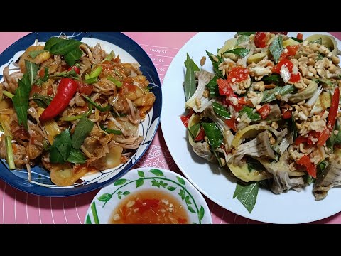 Món ăn quê hương. Mít trộn rau răm