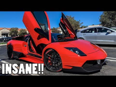SWAPPING BMW M6 FOR STRAIGHT PIPED LAMBORGHINI!!!