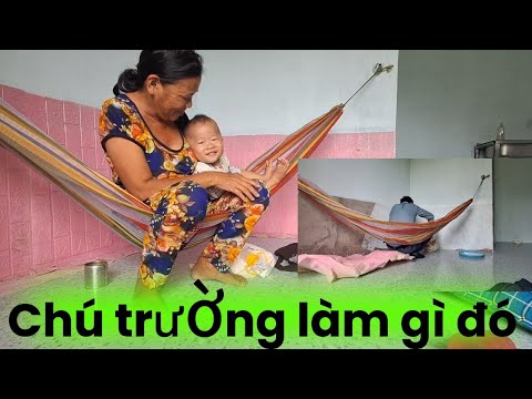 Căn phòng bà cháu Mh hôm nay đẹp quá,nguyệt bán bông để có tiền mua thuốc uống 