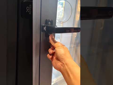 Door Password Handle Installation Process - Goodtools and machinery make work easy