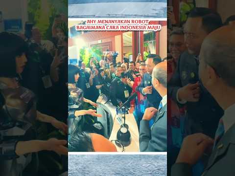 robot menjawab ahy untuk berantas korupsi #robot #ahy #tni #bravo